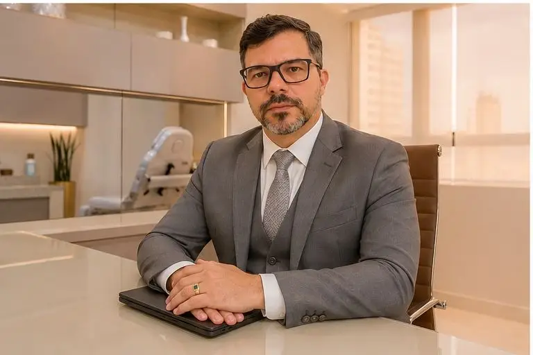 Dr. Hermano Branquinho em consultório
