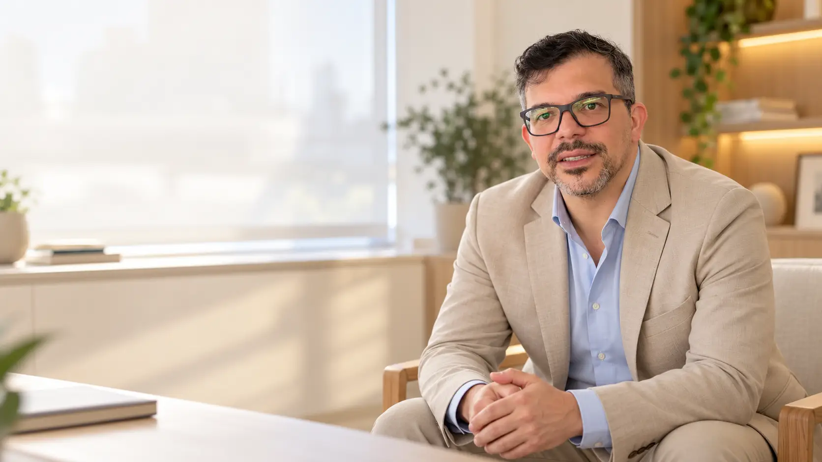 Dr. Hermano Branquinho em consulta médica