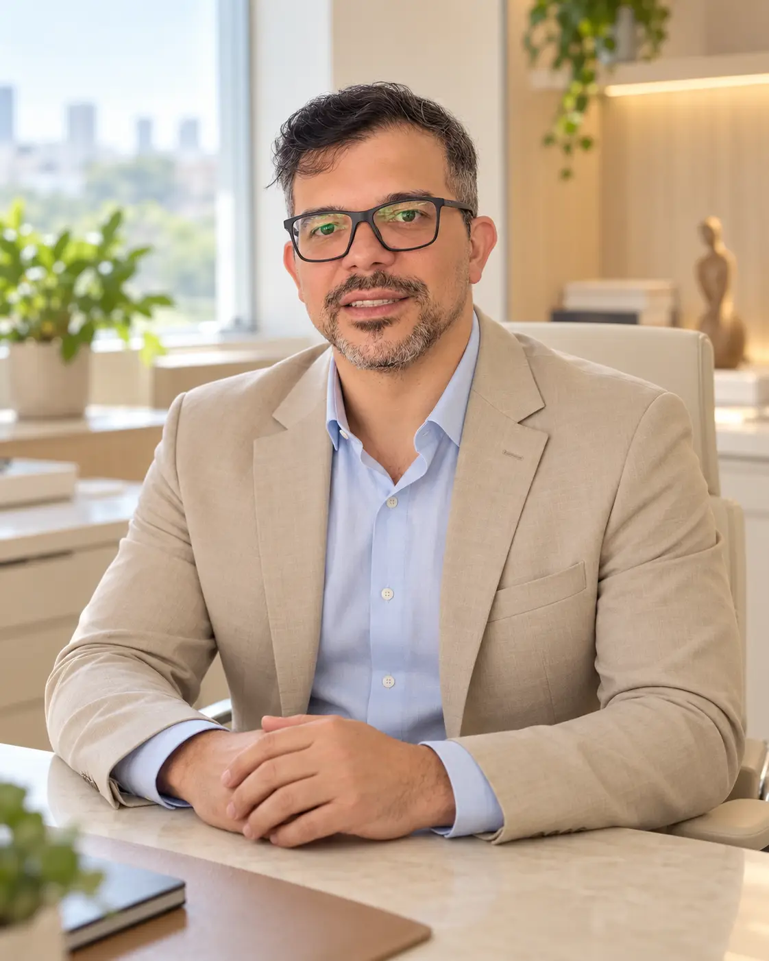 Dr. Hermano Branquinho em consultório